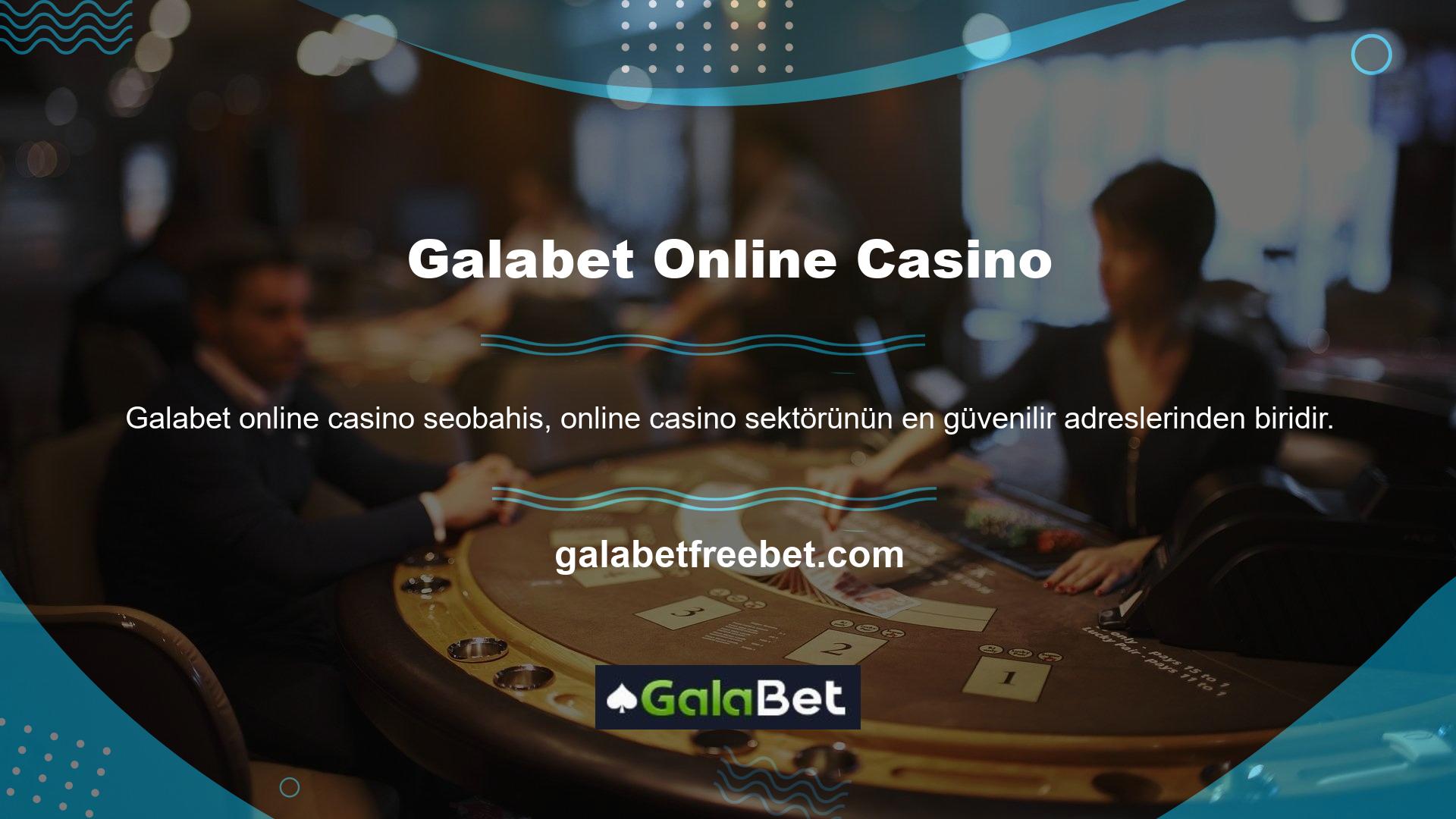Türk casino pazarına girişi başlangıçta Galabet olarak yapılmıştır