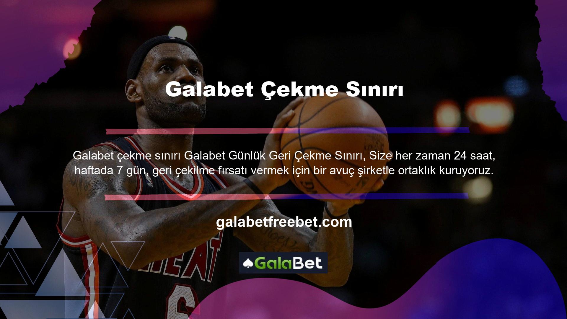 Galabet geri çekilme sınırı gerçekten yüksektir ve profesyonel bahisçilerin neden bu adresi kullanmayı sevdikleri mantıklıdır